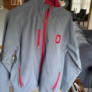 Ohio State buckeyes zip up jacket, good condition